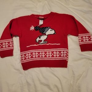 Vintage Snoopy Winter Sweater